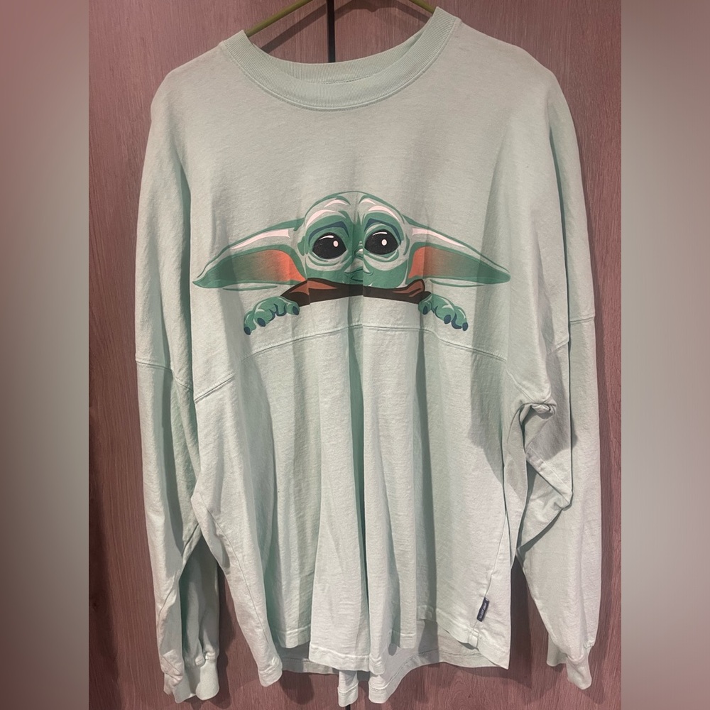 Mandalorian grogu spirit jersey, Large, Disney. Sold years ago, now discontinued
